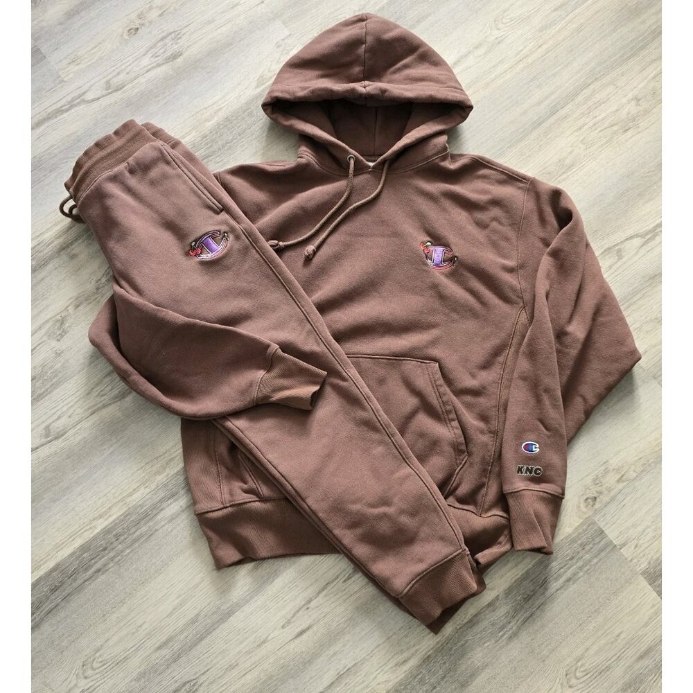 Vintage Champion Reverse Weave Women's  Size M&L Sweatsuit  Sweatshirt Cotton Br